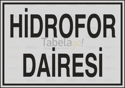 Hidrofor Dairesi