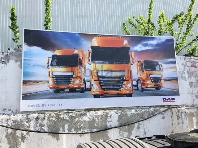 dijital baskılı vinil germe DAF Trucks Kartal